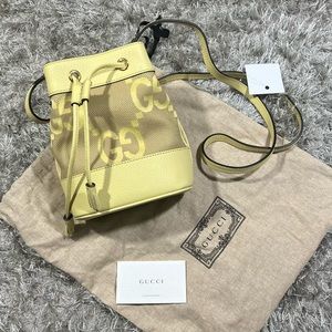 Brand New GUCCI Jumbo GG Mini Bucket Bag